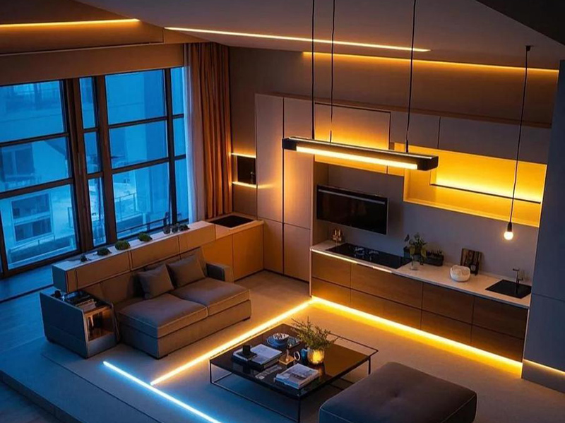 decorative-ambient-orange-red-light